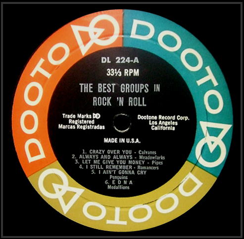 DTL-224 - The Best Vocal Groups In Rock and Roll DTL-224 - The Best Vocal Groups In Rock and Roll