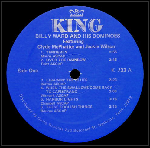 733 - Billy Ward and His Dominoes, Featuring Clyde McPhatter and Jackie Wilson 733 - Billy Ward and His Dominoes, Featuring Clyde McPhatter and Jackie Wilson